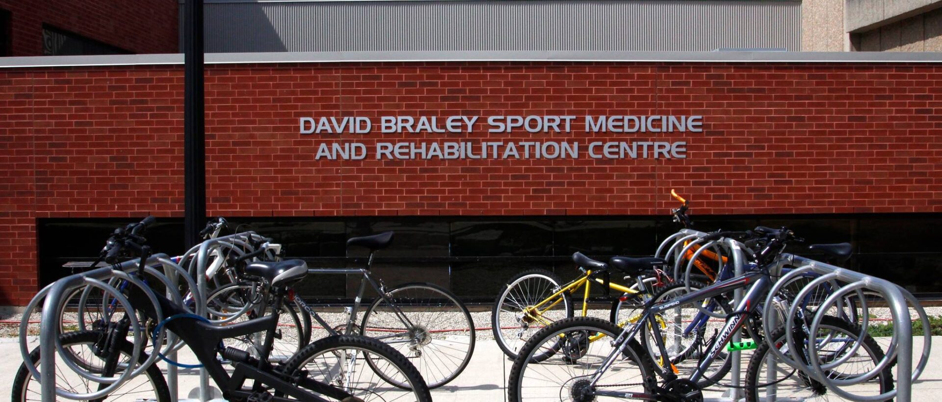 A sign that reads David Braley Sport Medicine & Rehabilitation Centre